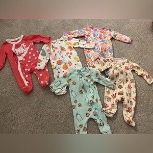 Baby girl sleepers